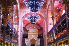 Ungarn, Budapest, Große Synagoge, Innenansicht, Langhaus