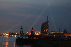 Bremerhaven bei Nacht 2014