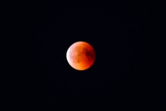 Cuxland, Wurster Nordseeküste, Cappel-Neufeld 2018, Blutmond