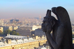 Frankreich, Paris, Blick vom Notre-Dame, Wasserspeier (Gargouille)
