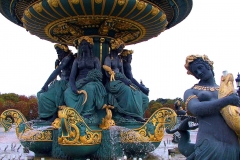 Frankreich, Paris, Brunnen der Meere am Platz de la Concorde