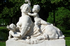 Potsdam, Park Sanssouci, Skulptur Sphinx
