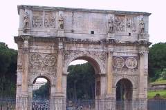 Italien, Rom, Konstantinsbogen
