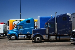 USA, Arizona, Route 66, Trucks