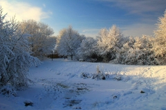 Cuxland, Stinstedt, Am Teich, Winter 2010
