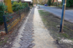 Cuxland, Stinstedt, Ringstraße, Glasfaseranschluss im Februar 2021