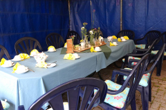 Cuxland, Stinstedter Dorfgemeinschaftsfest Juli 2023, Seniorentisch