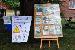 Cuxland, Stinstedter Dorfgemeinschaftsfest Juli 2023, Infotafeln Ortsverschönerung