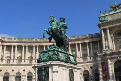 Österreich, Wien, Hofburg, Reiterstandbild