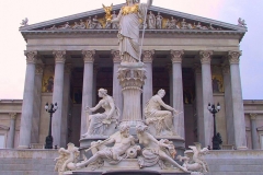 Österreich, Wien, Parlamentsgebäude