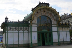 Wien, Karlsplatz, Jugendstil Stadtbahnstation