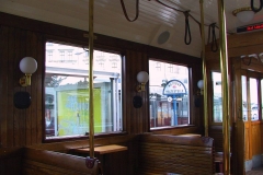 Wien, altes Straßenbahnabteil