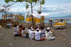 Bali, Fledermaushöhle Tempel Goa Lawah