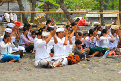 Bali, Fledermaushöhle Tempel Goa Lawah