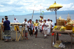 Bali, Fledermaushöhle Tempel Goa Lawah
