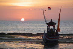 Bali, Puri Dajuma Cottages, Sonnenuntergang