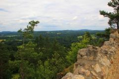 Blick von der Burgruine Lichtenegg, Birgland-Lichtenegg, Bayern