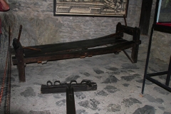 Marksburg, Braubach, Rheinland-Pfalz, Pferdestall (Folterkammer)