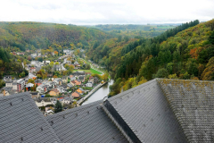 Blick von der Burg Vianden, Vianden, Luxemburg