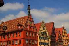 Dinkelsbühl, Marktplatz, bei der St. Georgskirche