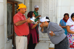 Indien, Neu-Delhi, Gurudwara Sri Bangla Sahib Sikh Tempel