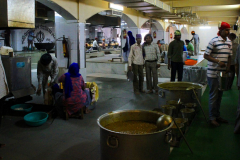 Indien, Neu-Delhi, Gurudwara Sri Bangla Sahib Sikh Tempel, Suppenküche
