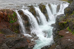 Island, Kolugljufur Wasserfall