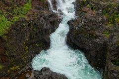 Island, Kolugljufur Wasserfall