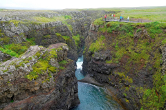 Island, Kolugljufur Wasserfall