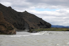 Island, Fahrt nach Landmannalaugar, Gletscherfluss Thjorsa