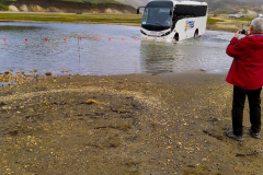 Island, Landmannalaugar, Unser Bus kann schwimmen