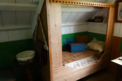 Nordisland, Museumshof Glaumbaer, Die Bettstube des Bauern und seiner Frau