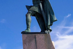 Reykjavik, Standbild Leiff Eirrikssons, Der Entdecker der Neuen Welt