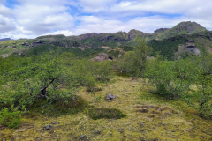 Südisland, Thorsmörk, Garten des nordischen Gottes Thor