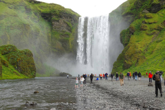 Island, Wasserfall Skogafoss