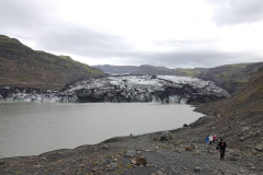 Island, Gletscherzunge Solheimajökull