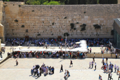 Israel, Jerusalem, Blick auf die Klagemauer