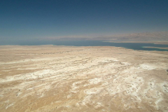 Israel, Blick von Masada auf das Tote Meer