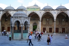 Istanbul, Blaue Moschee, Vorhof