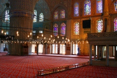 Istanbul, Blaue Moschee, Innenansicht