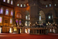 Istanbul, Blaue Moschee, Innenansicht