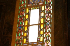 Istanbul, Hagia Sophia, Innenansicht, Buntglasfenster