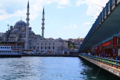 Istanbul, Blick von der Galatabrücke auf die Rüstem-Pascha-Moschee