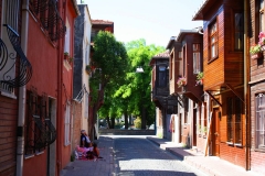 Istanbul, Osmanische Holzhäuser in der historischen Altstadt