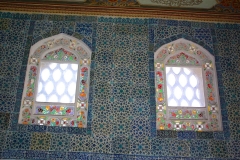 Istanbul, Topkapi-Palast, Buntglasfenster