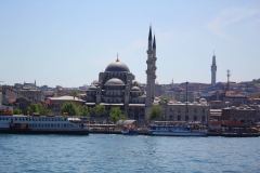 Istanbul, Die Rüstem-Pascha-Moschee von der Fähre aus gesehen