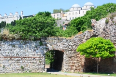 Istanbul, Theodosianische Mauer unterhalb des Topkapi-Palastes