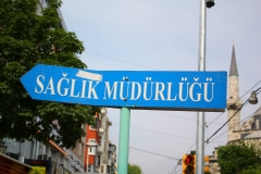 Istanbul, Straßenschild