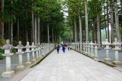 Japan, Koya-san, Friedhof Oku-no-in