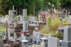 Japan, Koya-san, Friedhof Oku-no-in
